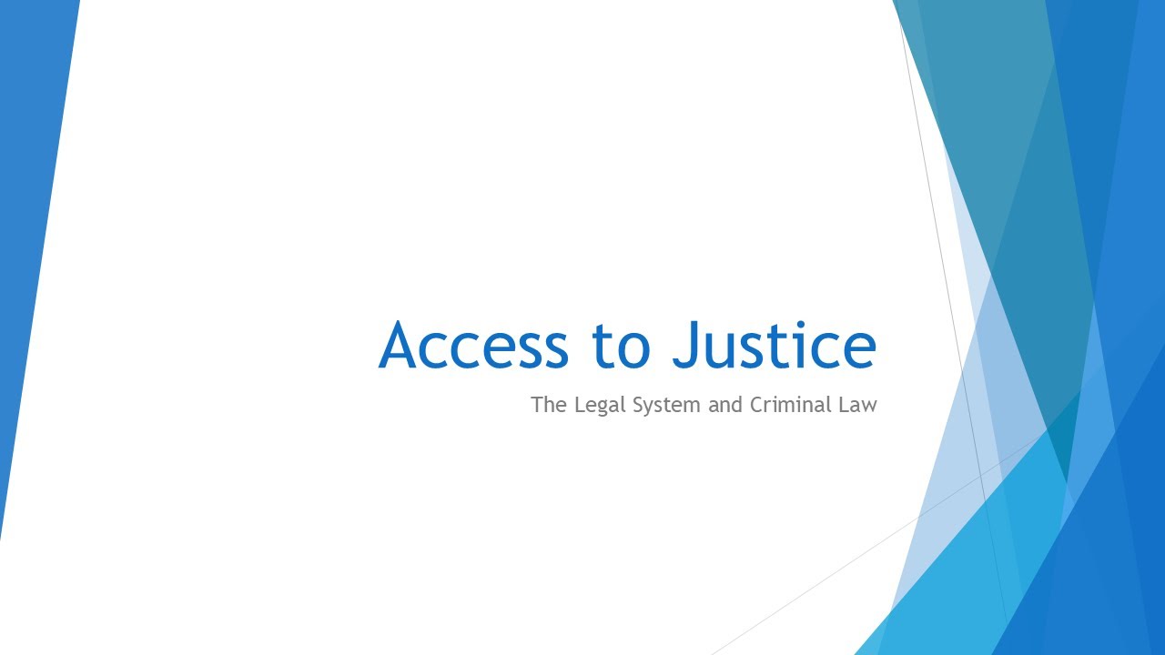 Access to Justice | OCR A-Level Law