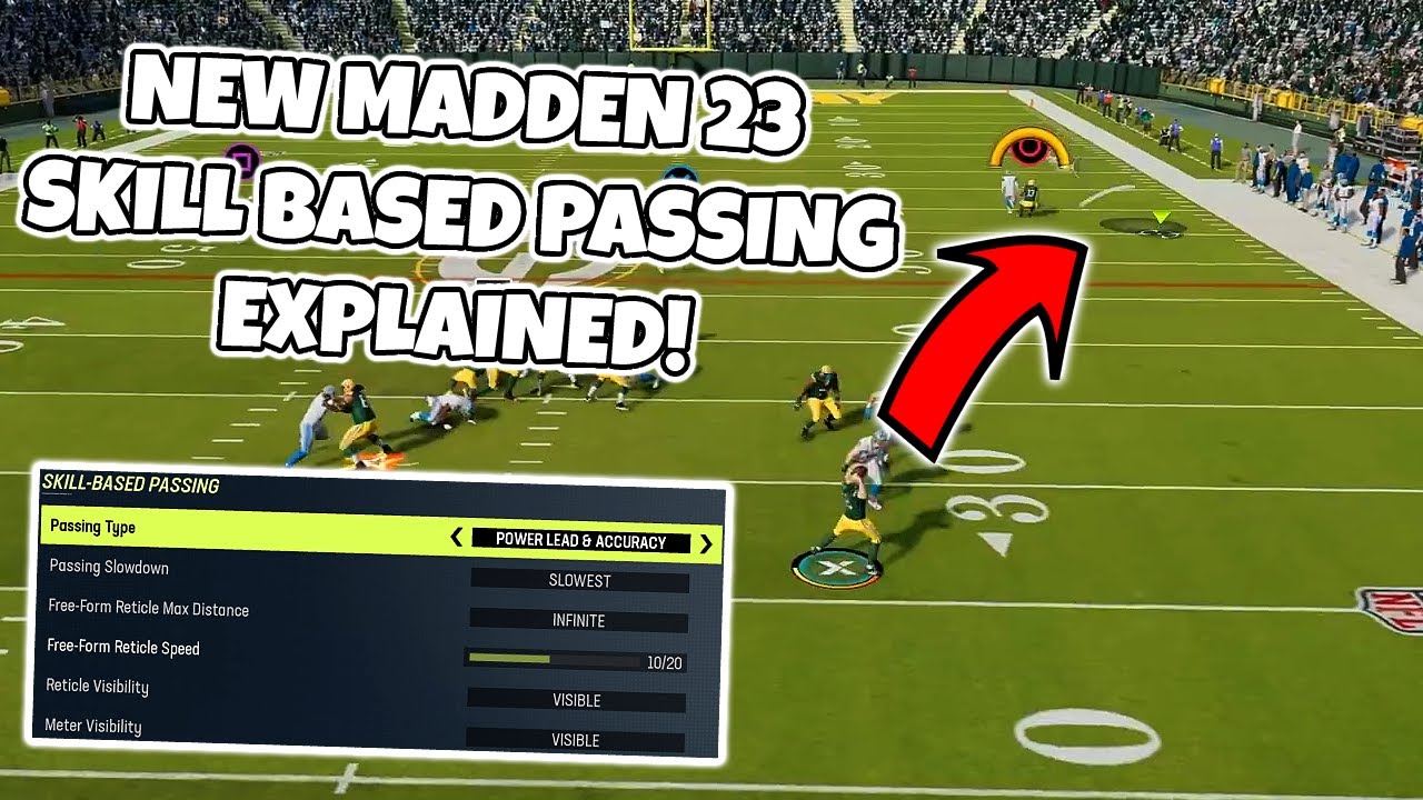 MADDEN 23 NEW SKILL BASED PASSING FULLY EXPLAINED! | MADDEN 23 GAMEPLAY