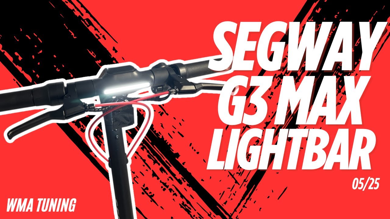 Segway G3 Max LIGHTBAR Einbau