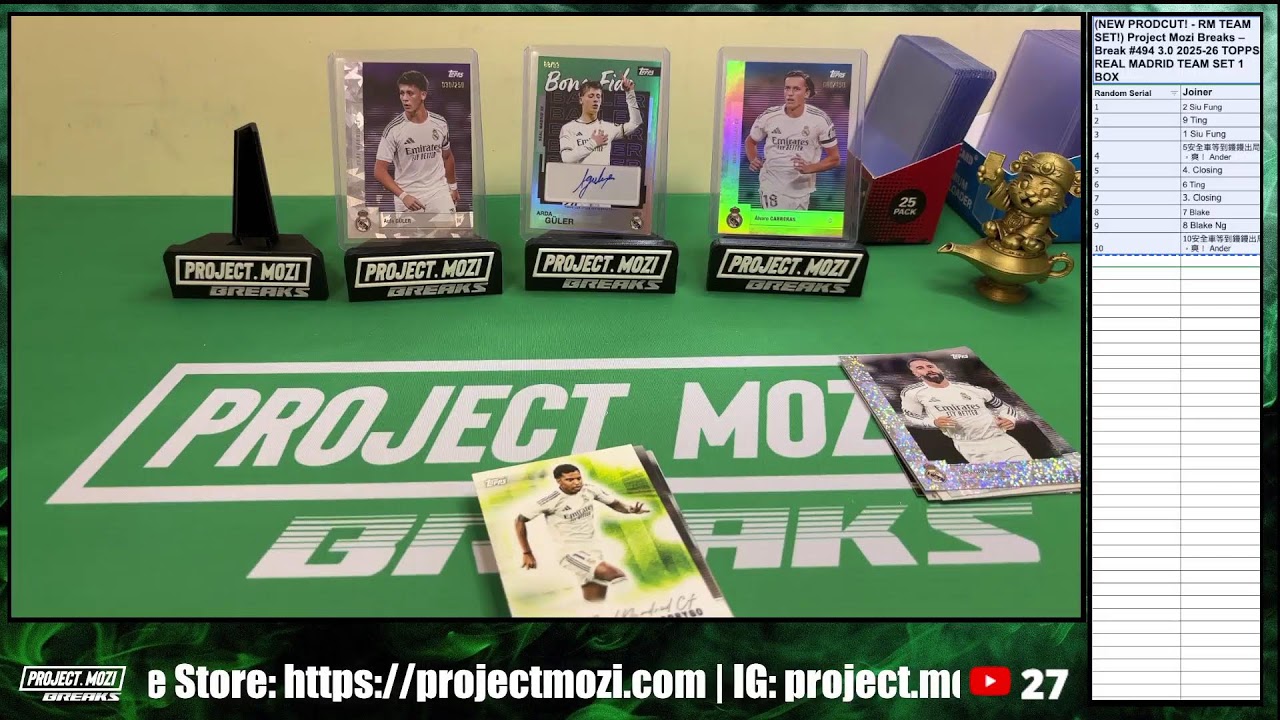 Project Mozi Breaks: Topps MVP Collection, McDonald BKB, Bundelsiga and more #cardbreaks