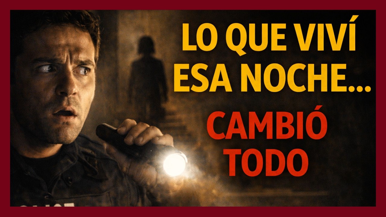 Entré a Esa Casa Como Policía en Plena Madrugada… y Lo Que Encontré Arriba Todavía Me Persigue