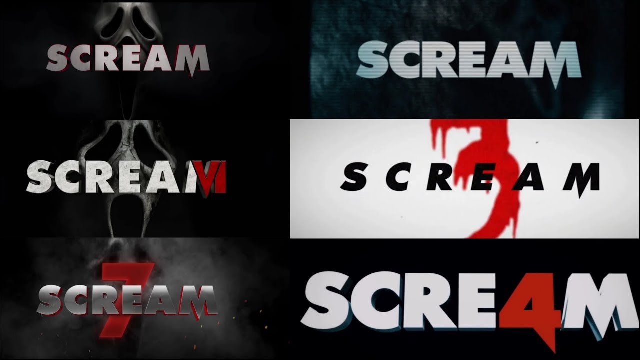 Scream All | Title cards form Trailer logo (1997-2026) Paramount Pictures Movie 