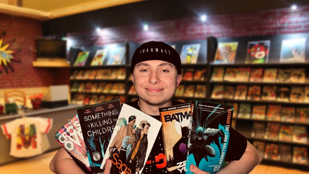 ASMR | Comic Book Store Roleplay (New Mic, Gum Chewing, Whispers)