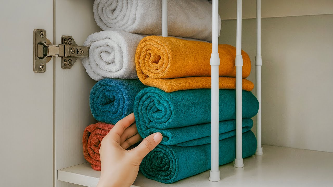 14 Brilliant Tension Rod Hacks for a Super Organized Home! | Linda Home