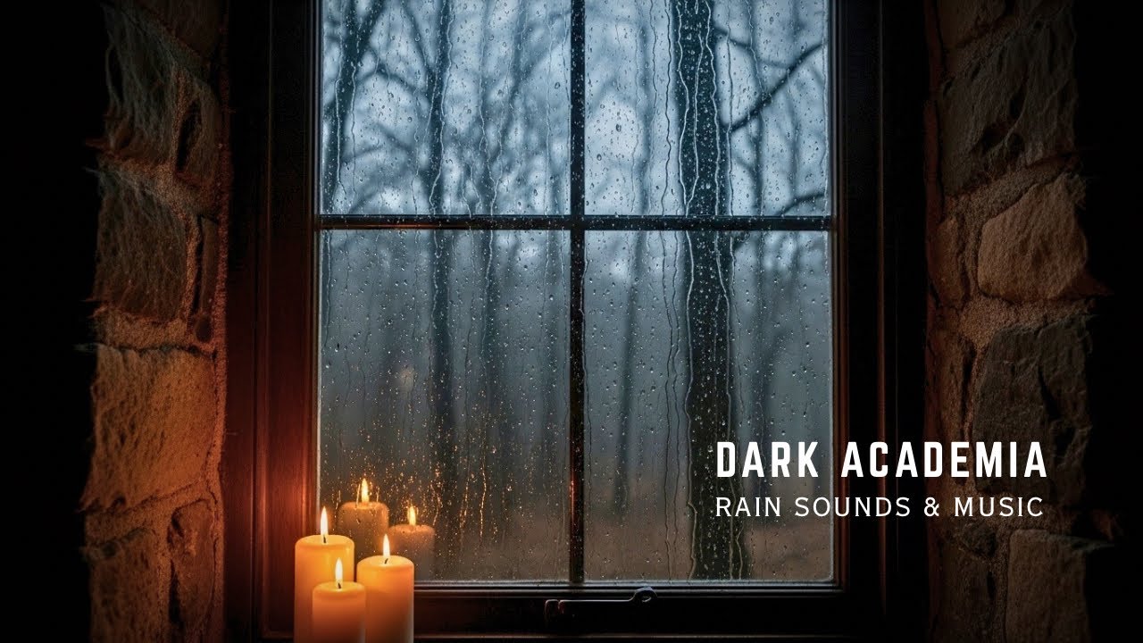 Rain Against the Old Windows | Dark Academia Instrumental for Work & Concentration!