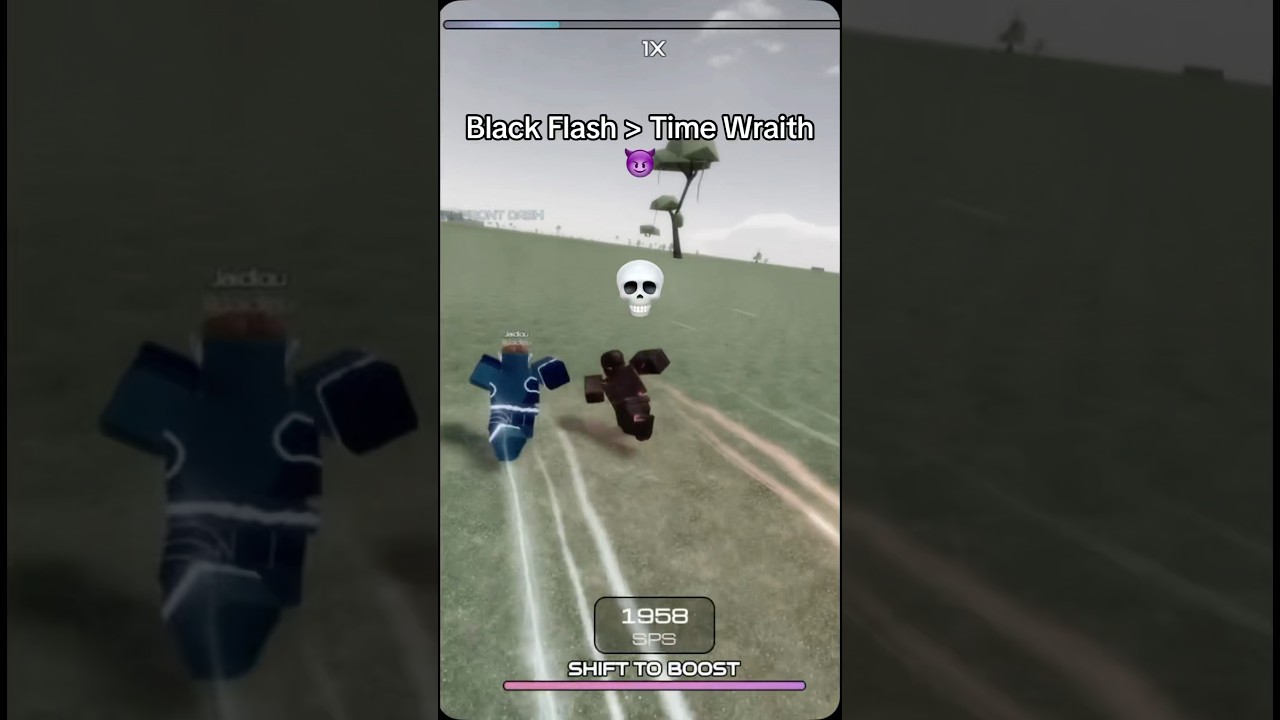 Imagine If They Added BLACK FLASH As The New Time Wraith 😬😈 #robloxshorts #flashpoint #blackflash