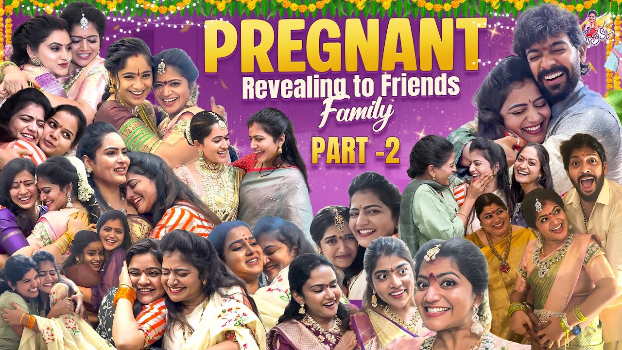 Pregnancy Revealing to Friends & Family | Pregnant | Shiva Jyothi | Jyothakka 