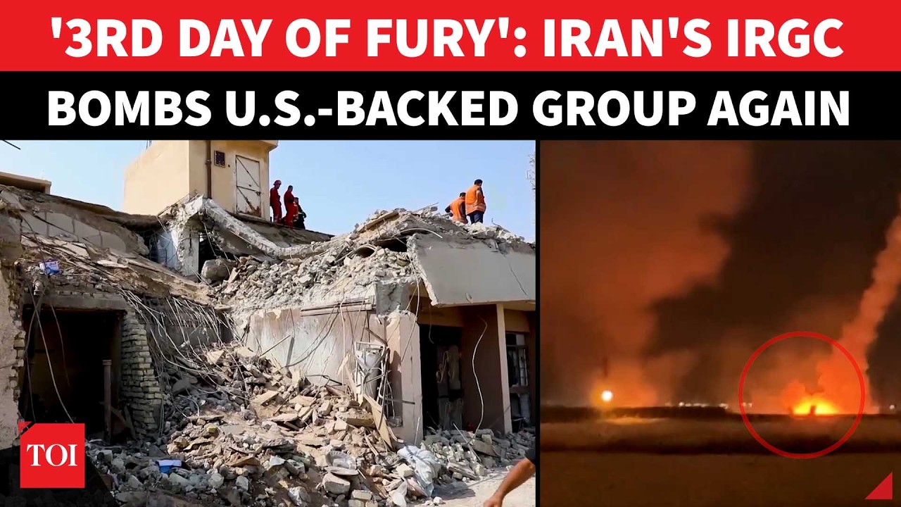 'NO MERCY': IRGC Unleashes Drones & Missiles On AMERICA-BACKED Group, Warns US Army
