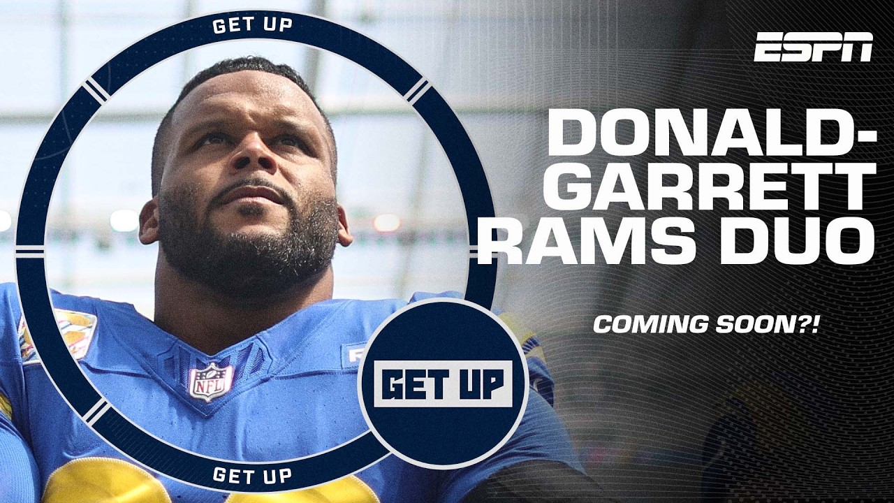 Aaron Donald is READY FOR HIS SEQUEL 🎥 What would the Myles Garrett duo do for the Rams?! 🤯 | Get Up