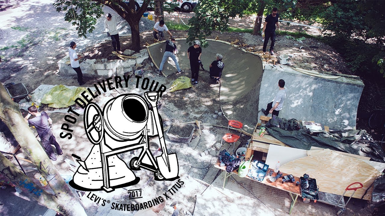 DIY SKATE DOCUMENTARY | LEVI’S SKATEBOARDING X TITUS SPOT DELIVERY TOUR 2017