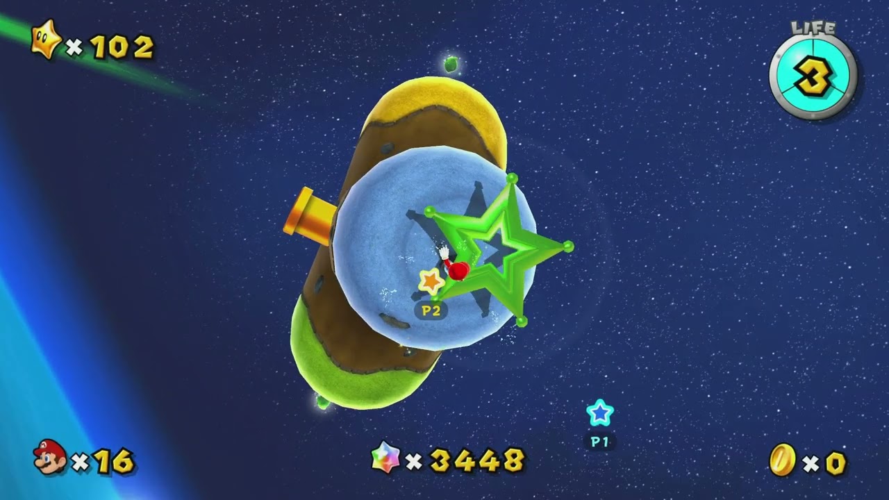 Super Mario Galaxy - 2 Player - 100% - Green Star Trial Galaxys - Mario - Ep. #9 - Nintendo Switch 2