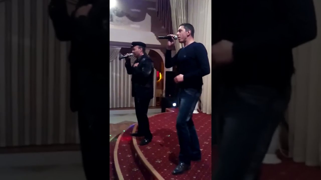 Аркадий Кобяков и Юрий Кость А над лагерем ночь 10 05 2014 г Тюмень, ресторан 'Замок Дружбы'