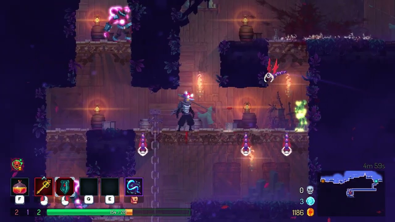 Dead cells but I play it with my sister in turn every minute.[4K]