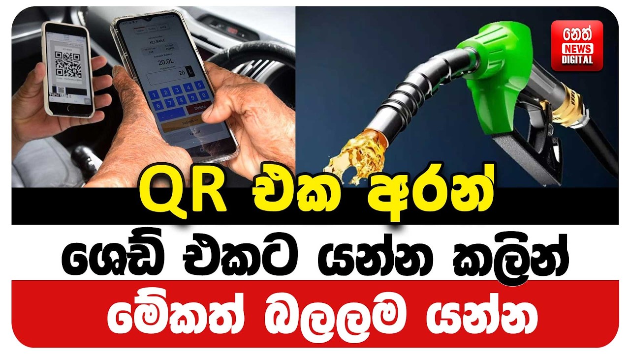 QR එක අරන් ශෙඩ් එකට යන්න කලින් මේකත් බලලම යන්න