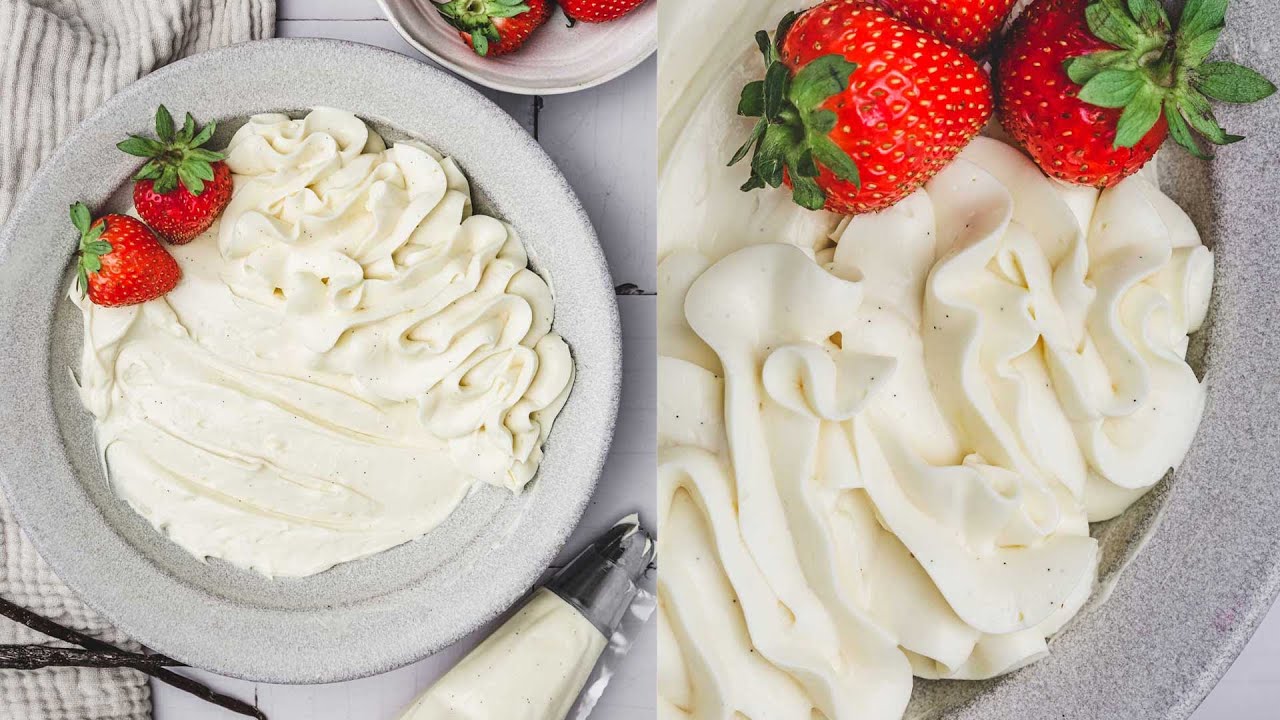 Diplomat cream Recipe - Light & Fluffy Frosting - Sweetly Cakes