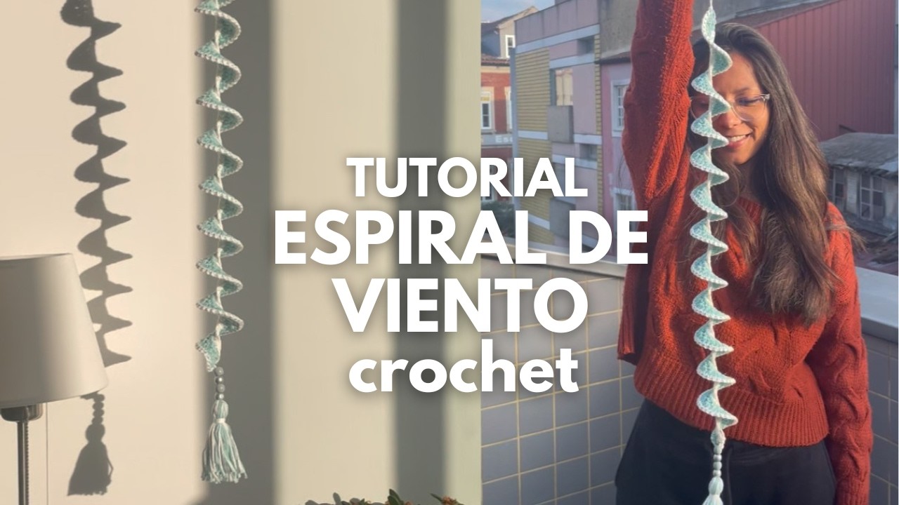 Espiral de viento a Crochet paso a paso