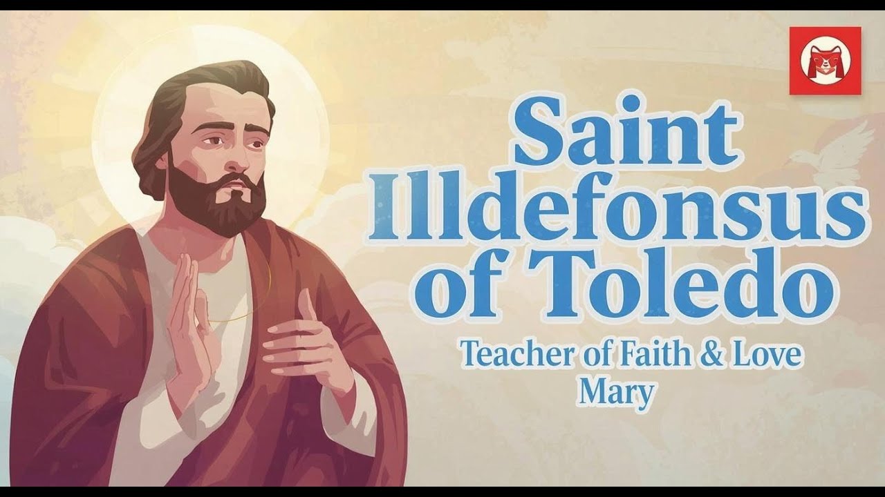 Saint Ildefonsus of Toledo | Teacher of Faith & Love for Mary | January 23rd | Saint Story for Kids