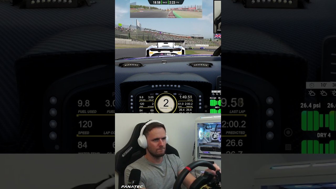 Defending the inside line? No problem! #acc #assettocorsacompetizione #assettocorsa