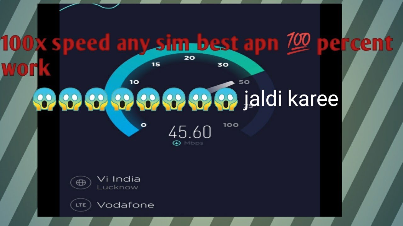 vi sim giganet speed test 2020 vi speed test