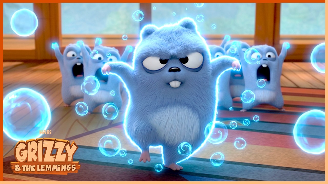 Tryb Bubbly Acti włączony 🫧 | Grizzy i Lemmings | Kompilacja Komiks&oacute;w 🐻🐹