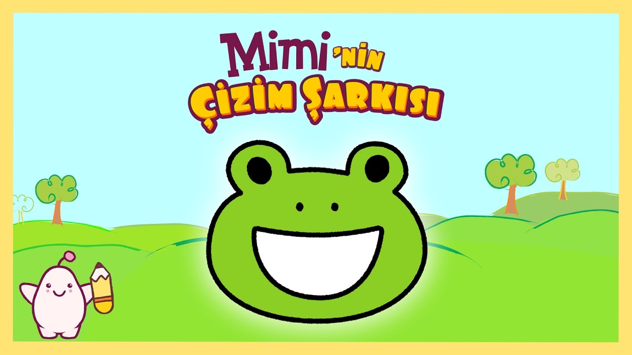 Kurbağa &Ccedil;izim Şarkısı 🐸 | Nasıl &Ccedil;izilir? | Mimi Bebek Şarkıları 2017, 4K