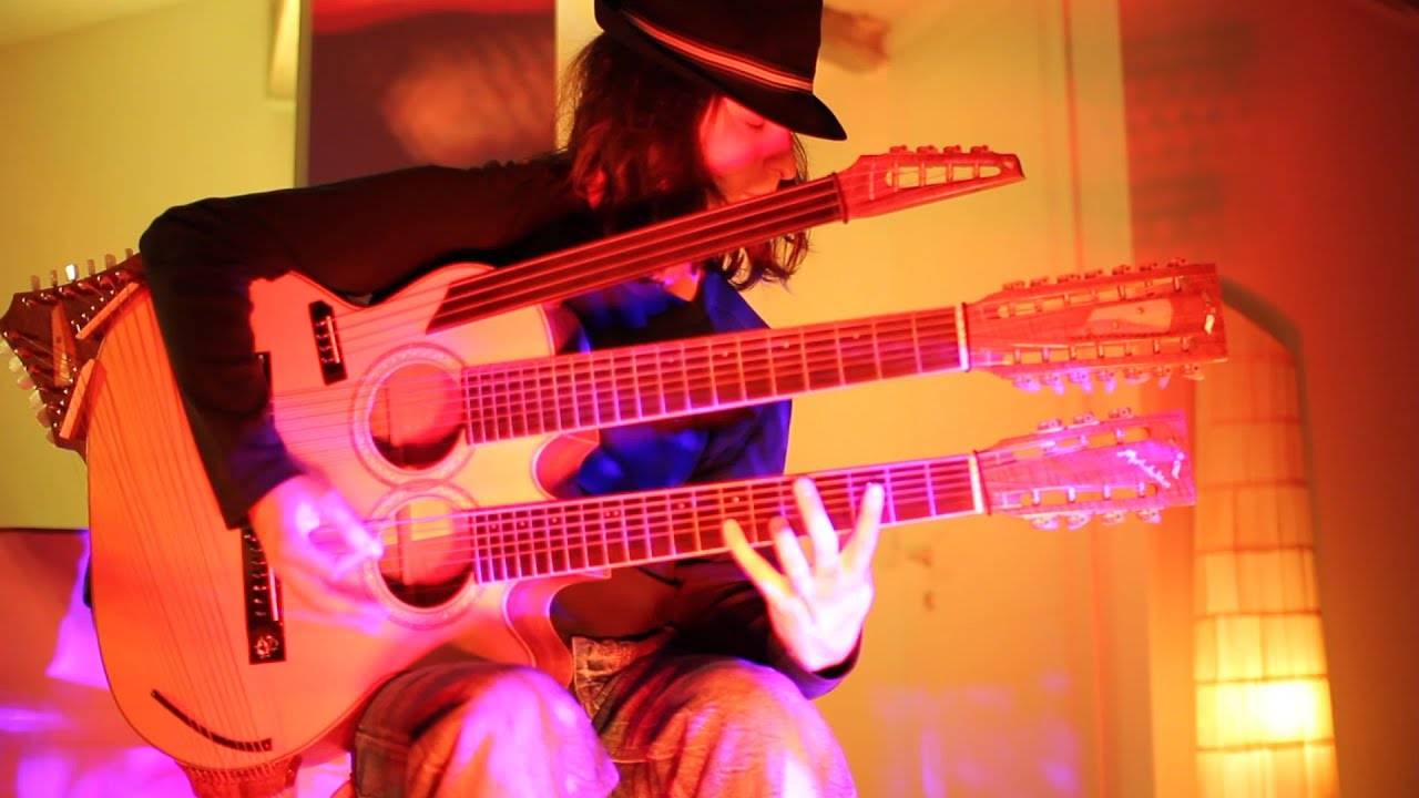 49-string guitar - Michael Jackson Tribute on 49 strings - impossible guitar cover - Paolo Schianchi