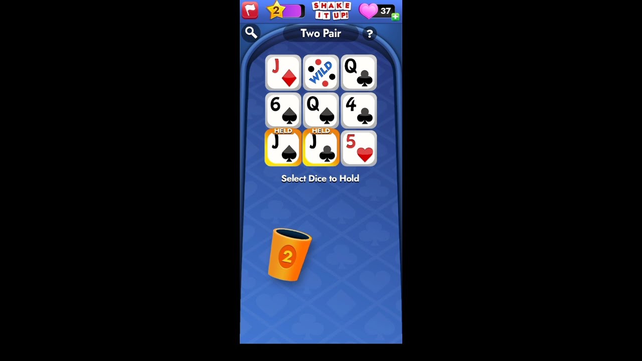 SHAKE IT UP! Dice Poker (by Rogue Games) - card game for Android - gameplay.
