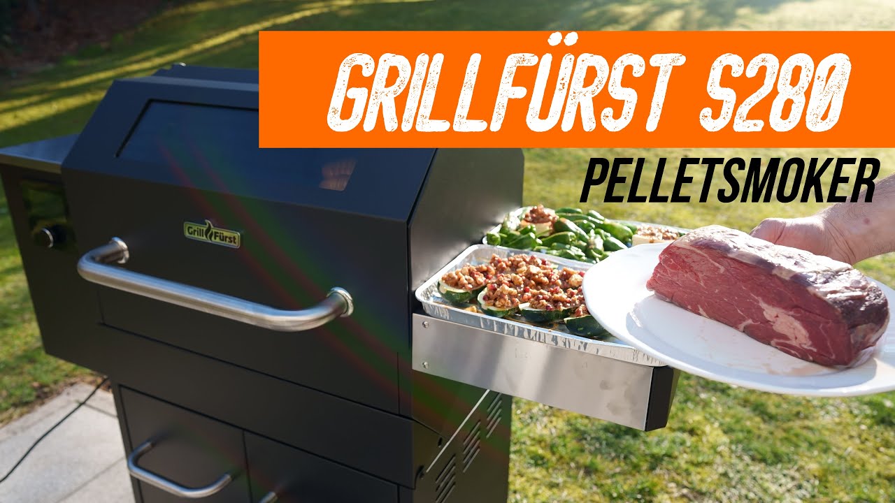 Grillfürst Pelletgrill S280 im Test ► Vollautomatisches Holzfeueraroma per Knopfdruck (Pelletsmoker)