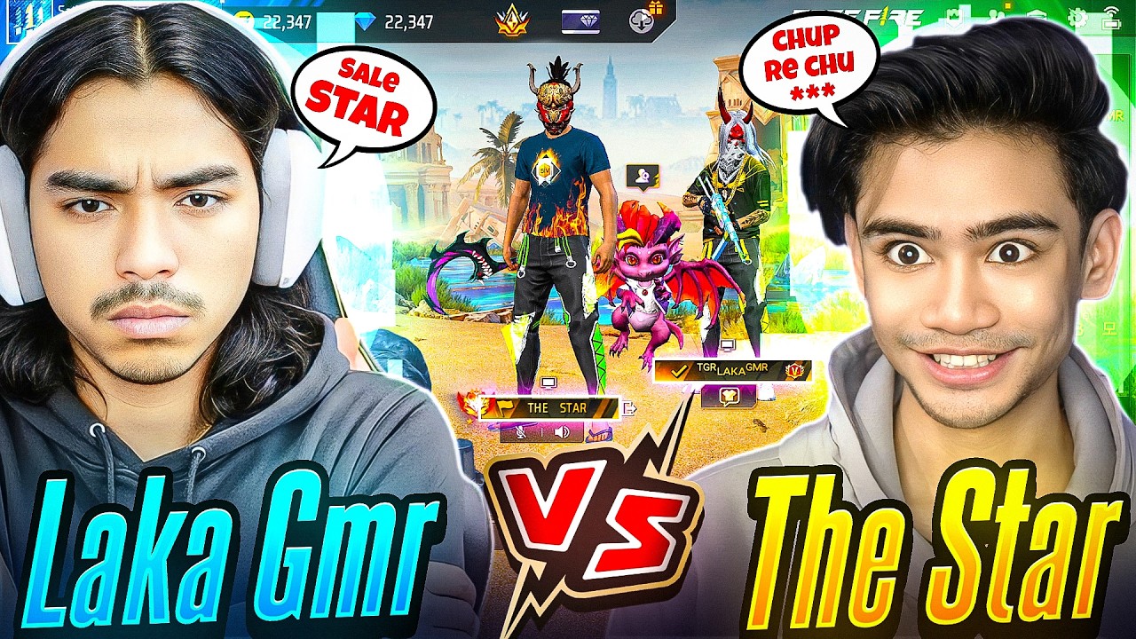 LAKA GAMER VS THE STAR || THE STAR