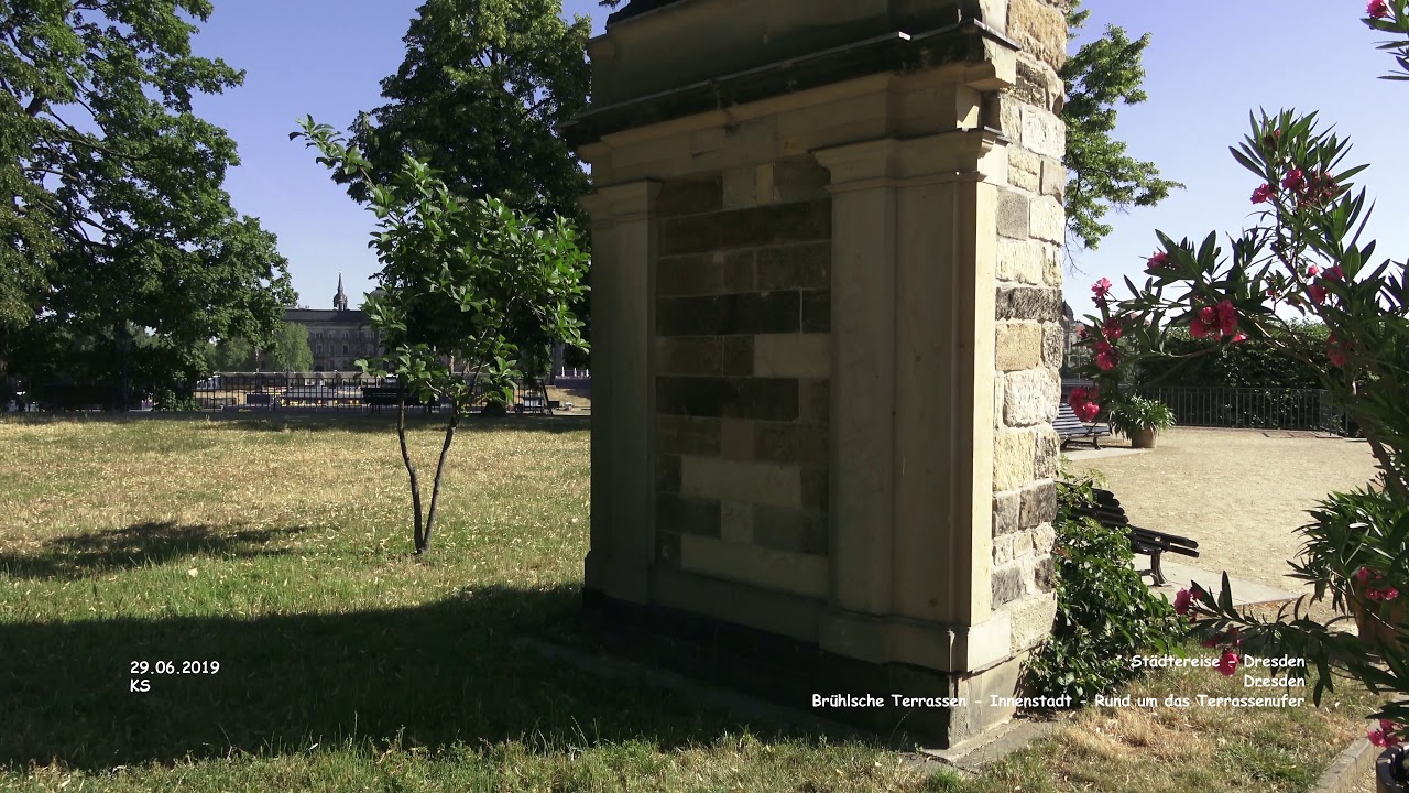 Br&uuml;hlsche Terrassen - Innenstadt - Rund um das Terrassenufer - Dresden - St&auml;dtereise