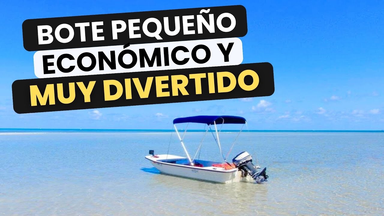 Bote pequeno, econ&oacute;mico y divertido #bote #divertidos #fishing