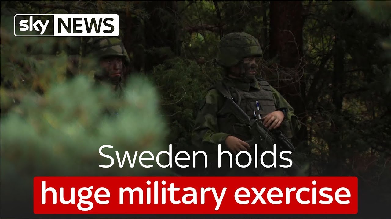 Sweden holds huge military exercise