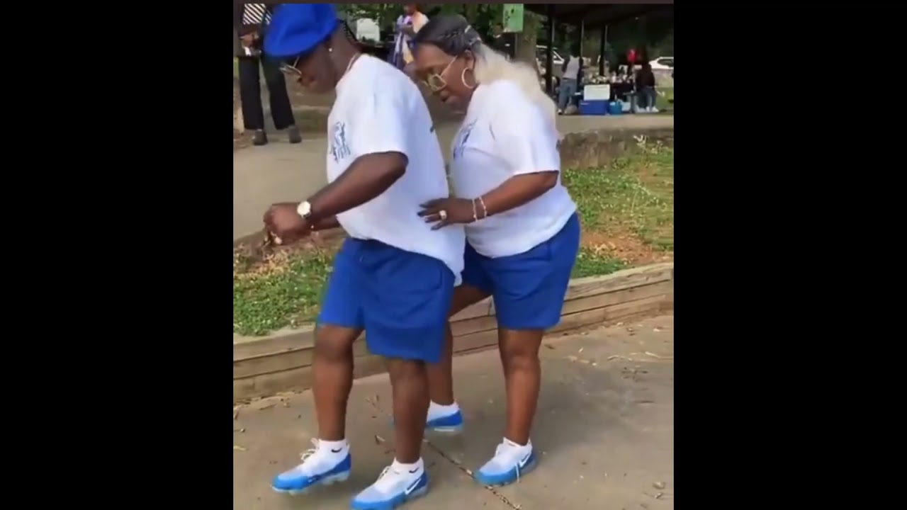 Cute black couple in matching clothes dancing to best of me by anthony hamilton
