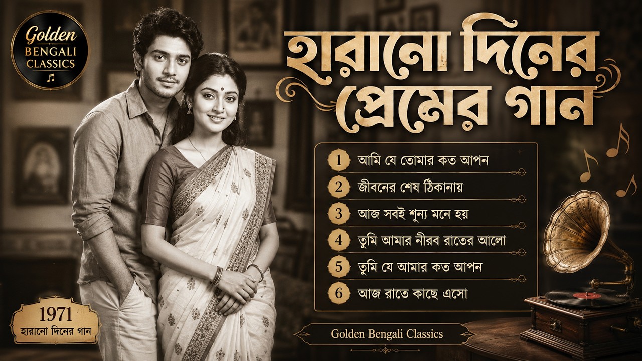 হারানো দিনের প্রেমের গান ❤️ | আমি যে তোমার কত আপন | Bengali Romantic Old Songs Playlist