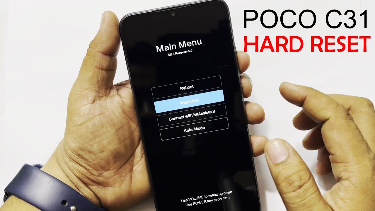POCO C31  SCREEN UNLOCK / HARD RESET / FORGOT PASSWORD RESET