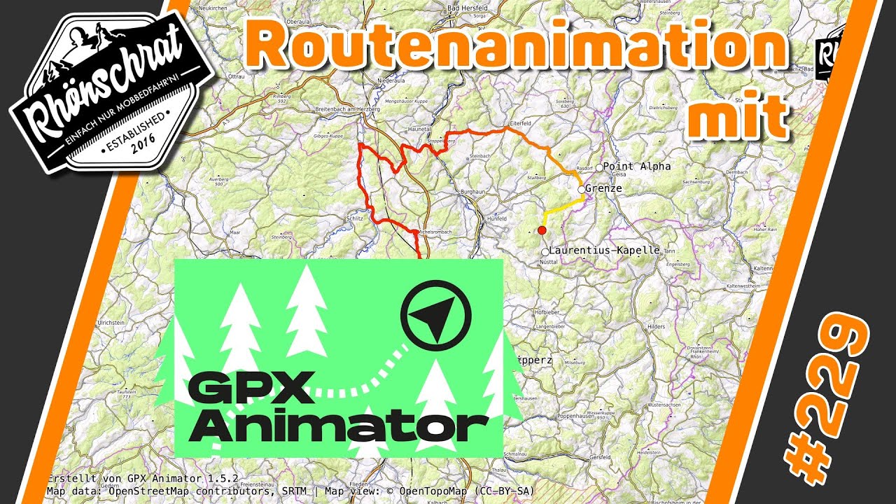 Routenanimation mit GPX Animator | #tutorial | #229