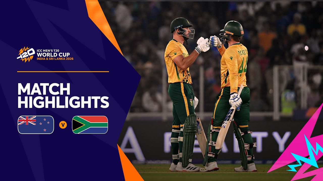 New Zealand v South Africa | Match Highlights | Men's T20 World Cup 2026