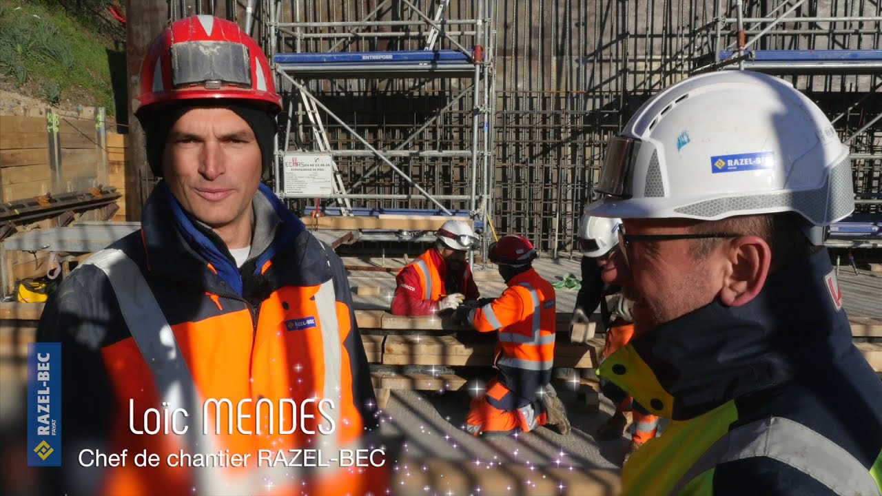 Razel Bec Fayat / SNCF d&eacute;viation Pont de PAULILLES