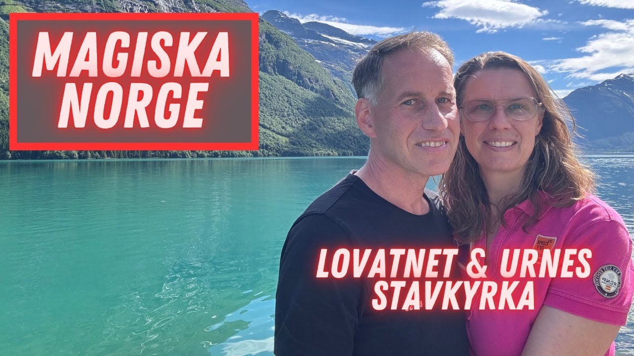 Norge med husbil: Urnes stavkyrka, Lærdalstunneln och drömmig camping vid Lovatnet