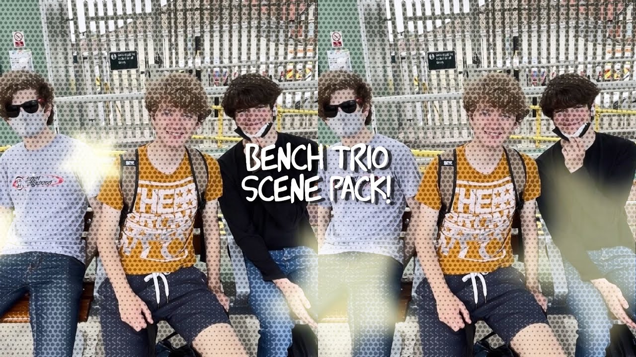 Bench Trio Scene Pack!