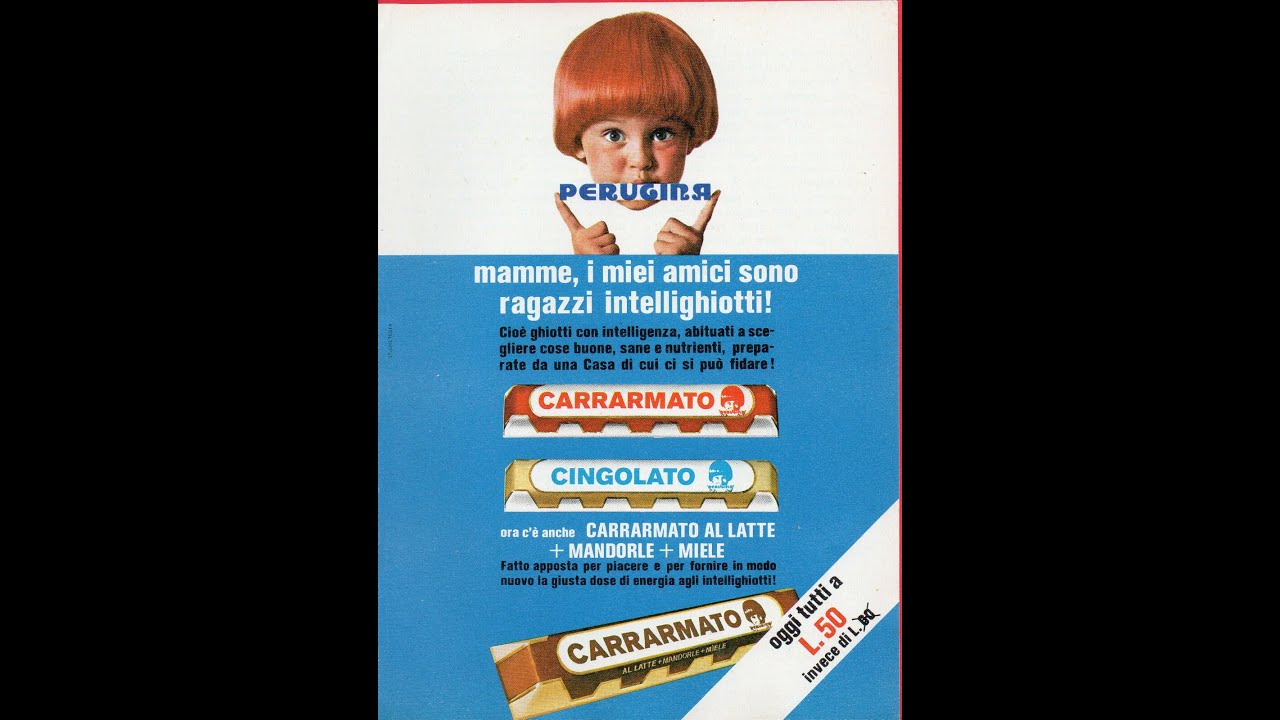 3 - CARRARMATO PERUGINA - Le merende scomparse degli anni 70 e 80