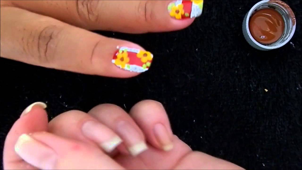 TUTORIAL DE RENDAS E FLORES DA UNHA