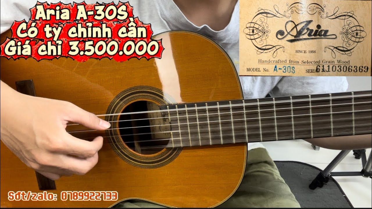 Giới thiệu Aria A-30S| Dòng này có ty chỉnh cần, chơi mượt lắm ạ. Liên hệ: 0789922733