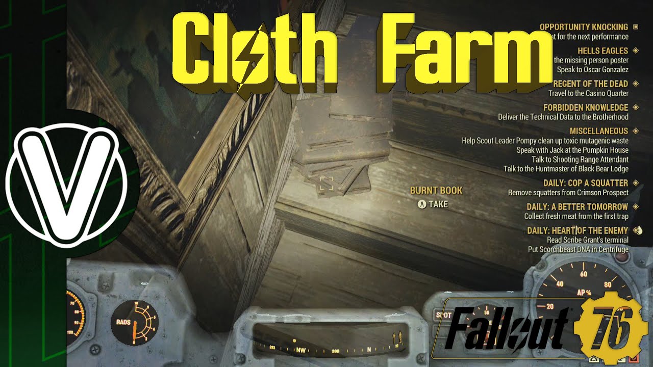 Fallout 76 | How To Farm Cloth Easily *Cloth Guide* (Fallout 76 Glitches)