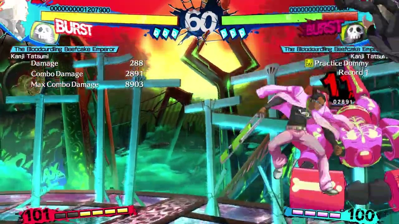 P4AU 2.0 Kanji Staircase Combos