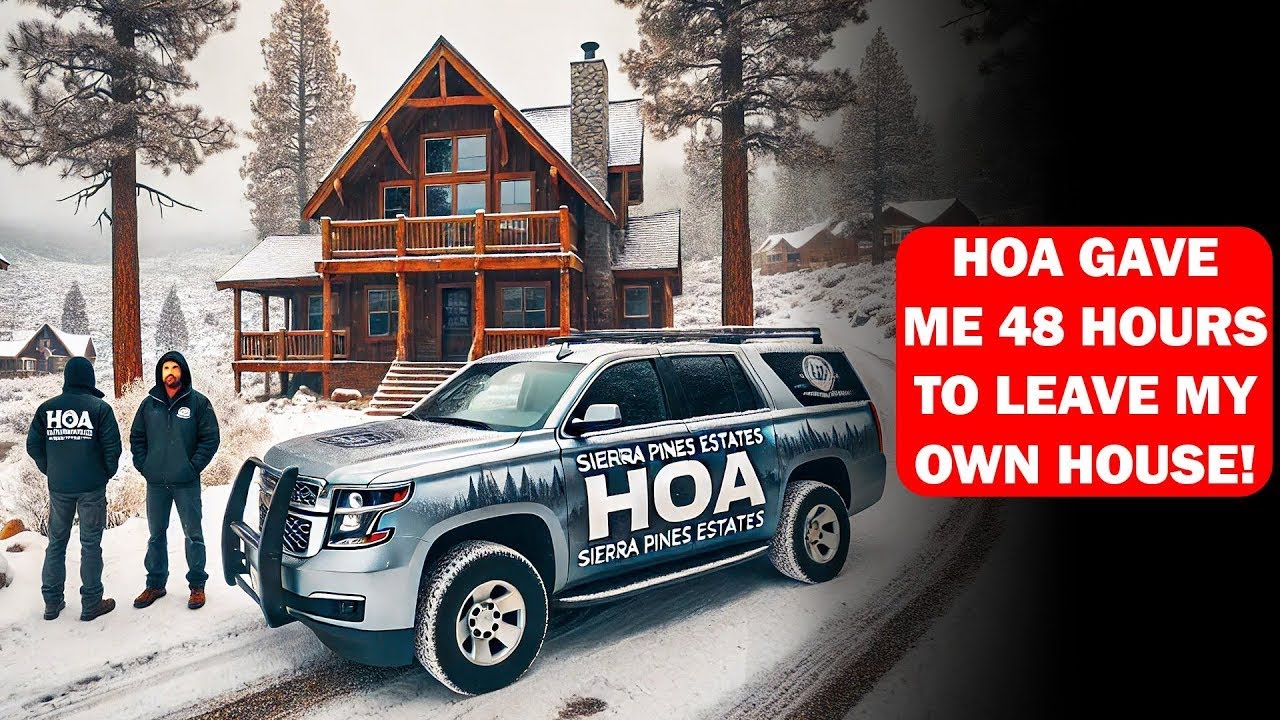 HOA Came to My Home at Night and Gave Me 48 Hours to Leave – I Called the Cops, I’m the True Own