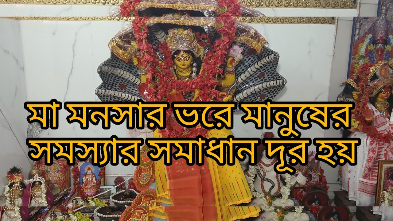মা মনসার মন্দির শেওড়াফুলি কাঁটাপুকুর। মা মনসারভরে সমস্যার সমাধান হয়।Searaphully maa Monasa Mondir