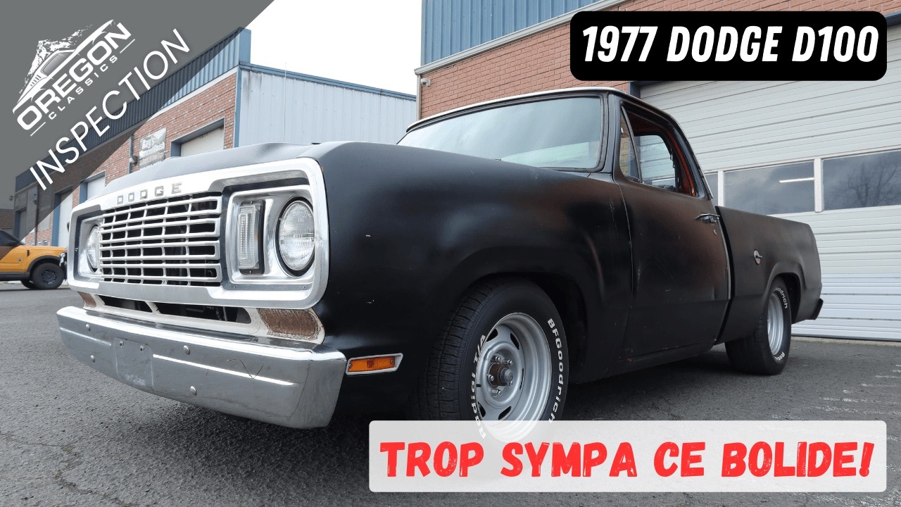 1977 DODGE D100 - TROP SYMPA CE PETIT BOLIDE!