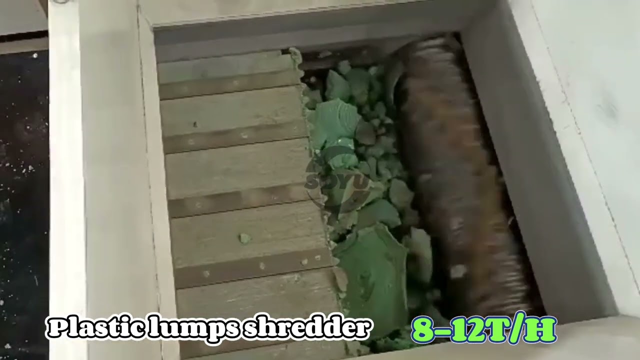 plastic lumps shredding machine,Single shaft shredder