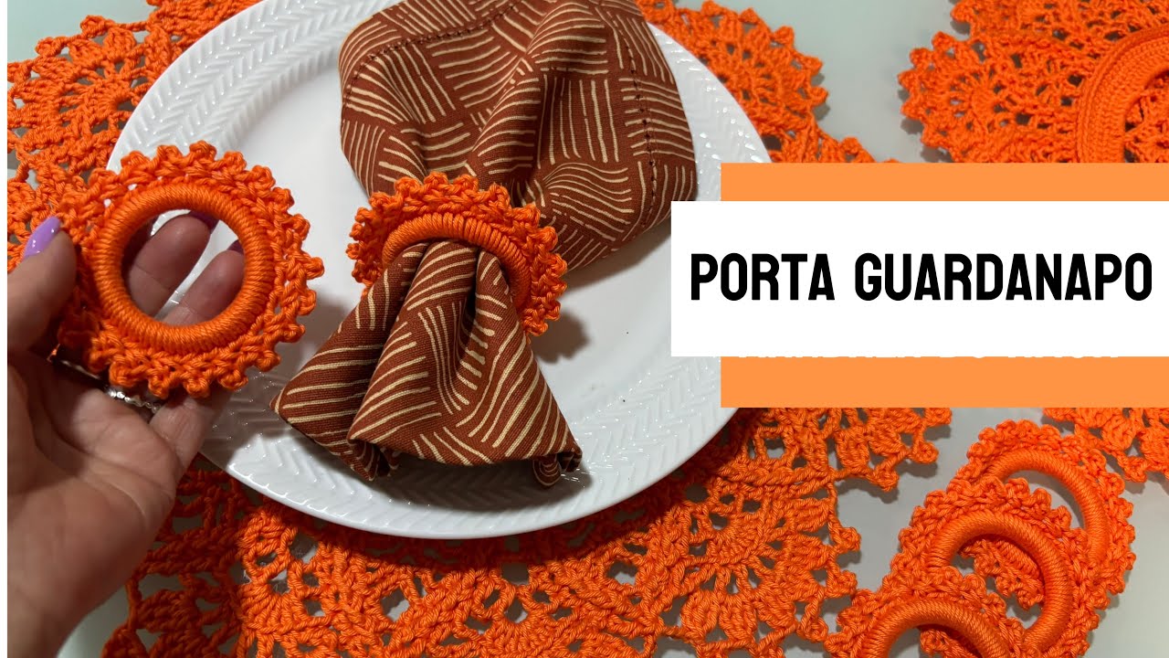 Porta guardanapo fácil e rápido de fazer por @luziafigueiredo_croche 